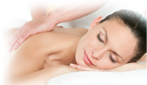 woman receiving relaxing massage